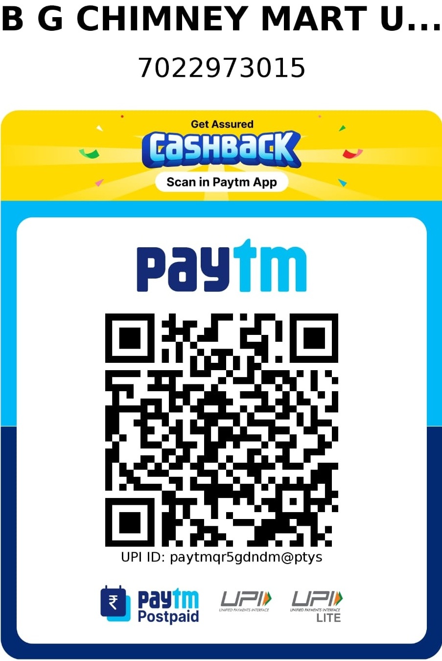 Scan to Pay