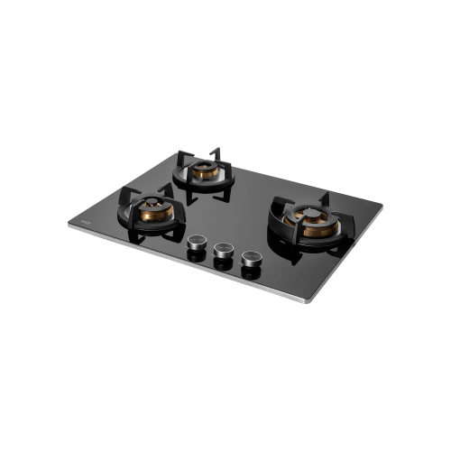 KAFF 
BLH 603X - 3 Full Brass Burners Built-in Hob for Efficient Cooking, Heavy Duty Cast Iron Pan Support