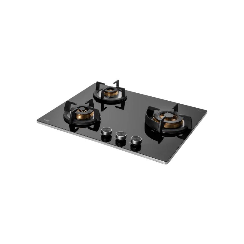 KAFF 
BLH 603X - 3 Full Brass Burners Built-in Hob for Efficient Cooking, Heavy Duty Cast Iron Pan Support