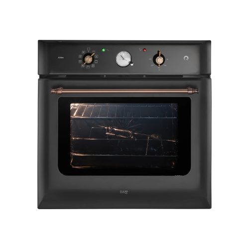 KAFF CLOV 6 BLN - 60 L Built-in Oven with True Convection & Black Retro Finish