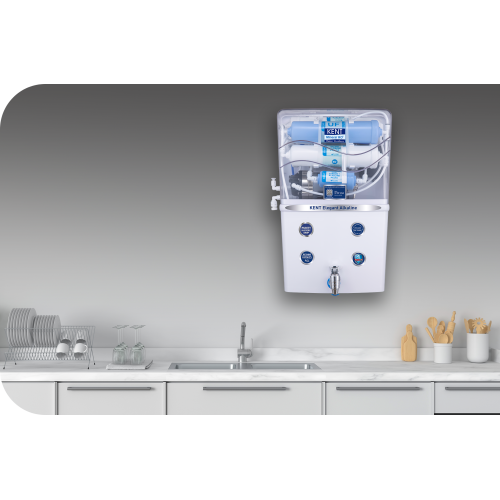 KENT Elegant Alkaline - Compact, Top-of-the-Line Water Purifier that Enhances pH Levels of the Purified Water up to 9.5 and Makes it Alkaline