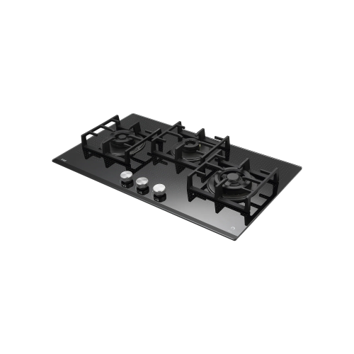 KAFF NVH 783 - Built-in Hob with 3 High Efficiency Full Brass Burners, Auto Ignition