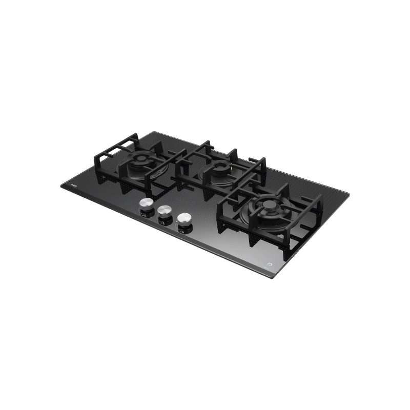 KAFF NVH 783 - Built-in Hob with 3 High Efficiency Full Brass Burners, Auto Ignition